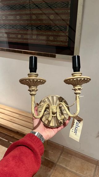 Juego de 2 apliques de pared