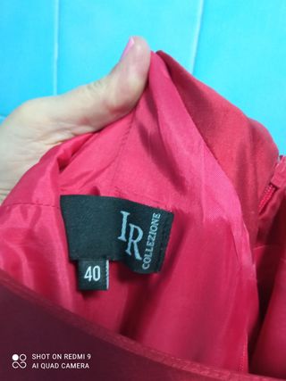 Vestido de fiesta color rojo