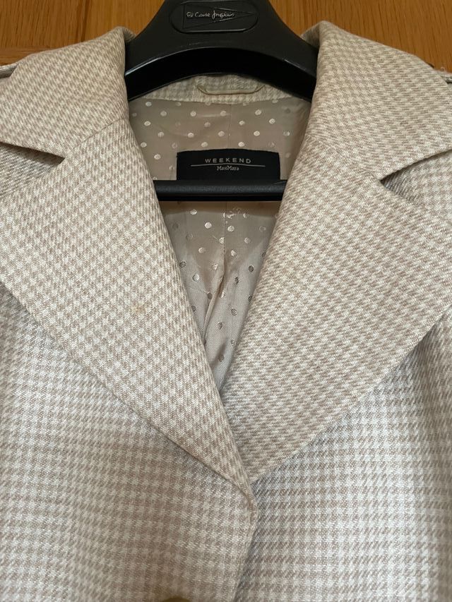 Blazer entretiempo pata de gallo Max Mara Weekend