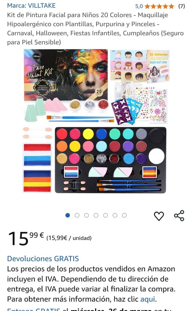 Pintura cara - NUEVA