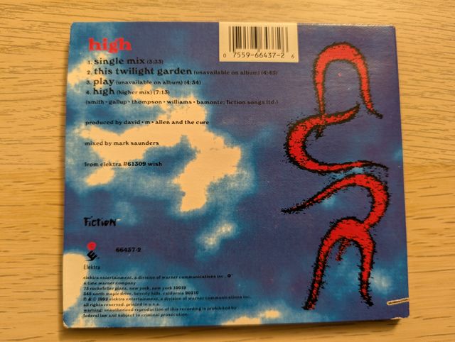 The Cure - High (1995)