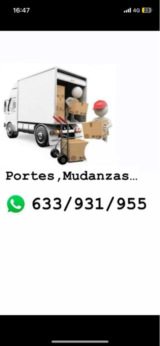 Portes y mudanzas