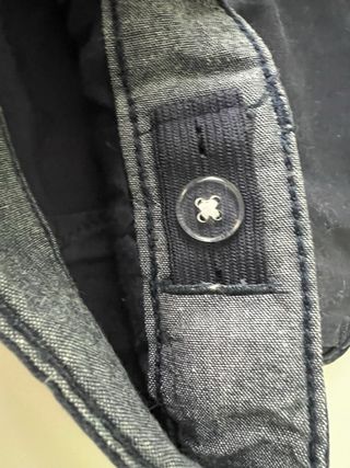 Bermudas azul niño