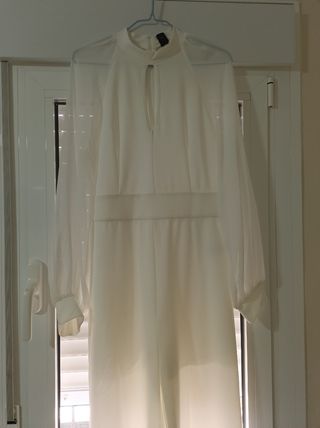 Mono blanco largo 