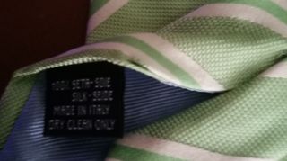Corbata verde rayas. Pdh nueva