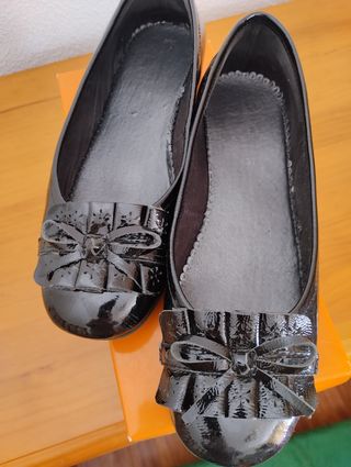 Bailarina charol negra