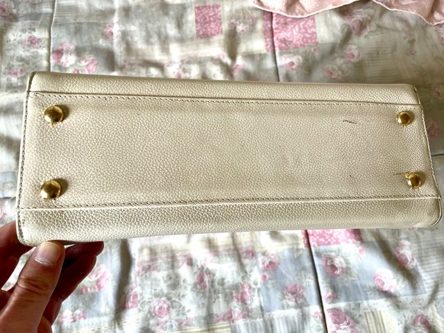 Bolso crema verano L’atouche