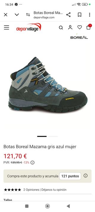 Botas BOREAL mujer 39 y 1/2