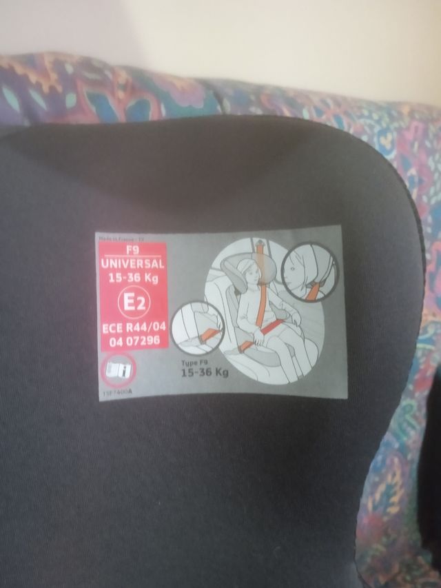 Silla de coche para niño universal