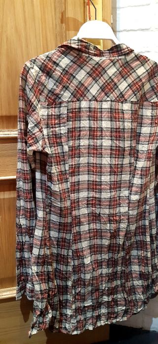 Camisa larga Zara