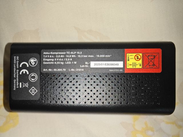 COMPRESOR DE AIRE PORTATIL