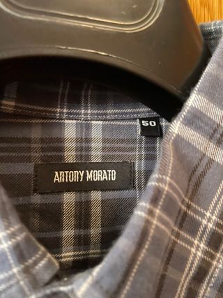 Camisa Antony Morato cuadros felpilla