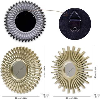 3 espejos decorativos