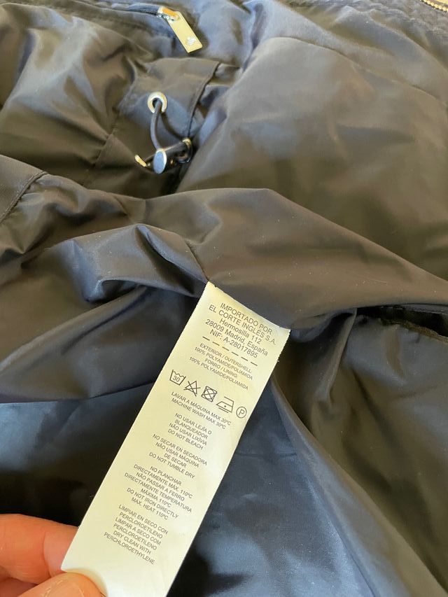 Chaqueta impermeable azul verano Emidio Tucci Blac