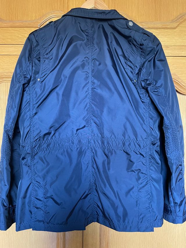 Chaqueta impermeable azul verano Emidio Tucci Blac