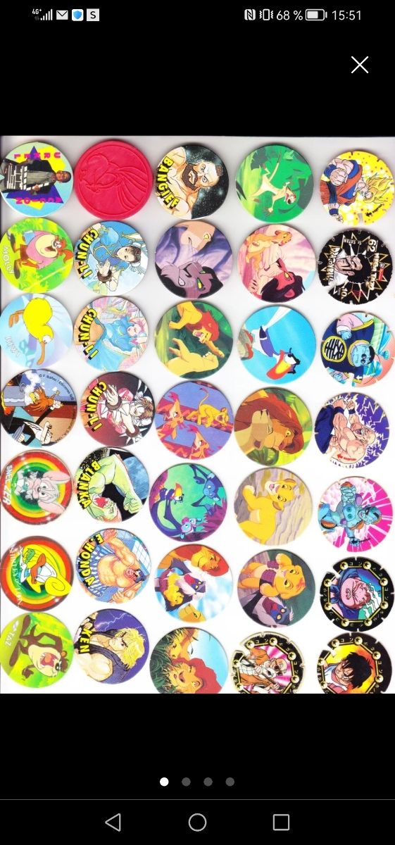 83  TAZOS FANTASTICA COLECCION  90'S VAR