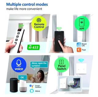 6PZ Interruttore Alza Tapparelle Smart TUYA Alexa