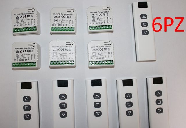 6PZ Interruttore Alza Tapparelle Smart TUYA Alexa