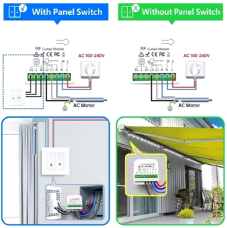 6PZ Interruttore Alza Tapparelle Smart TUYA Alexa