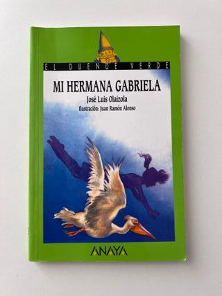 Cuento Mi hermana Gabriela +10 años Anaya