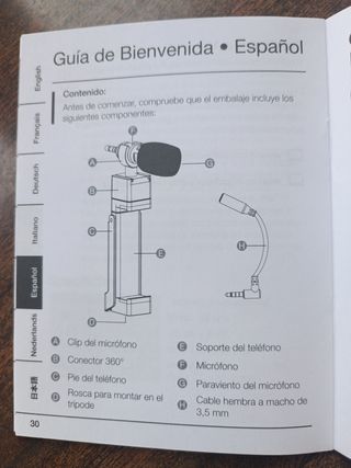 Micrófono para teléfono