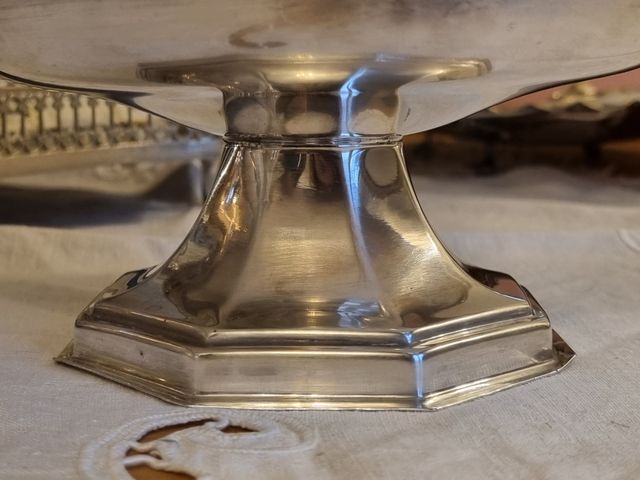 Alzatina ottagonale argentata EPNS