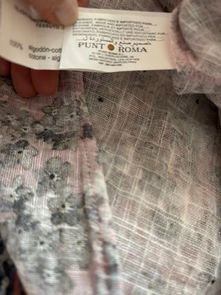 Blusa estilo boho .Talla 40 Punto Roma 
