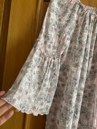 Blusa estilo boho .Talla 40 Punto Roma 