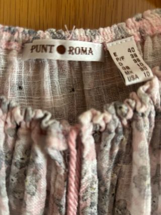 Blusa estilo boho .Talla 40 Punto Roma 