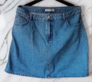 Falda vaquera Talla 46 XXXL Minifalda como nueva