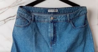 Falda vaquera Talla 46 XXXL Minifalda como nueva