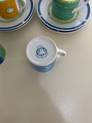 12 tazze da caffè vintage