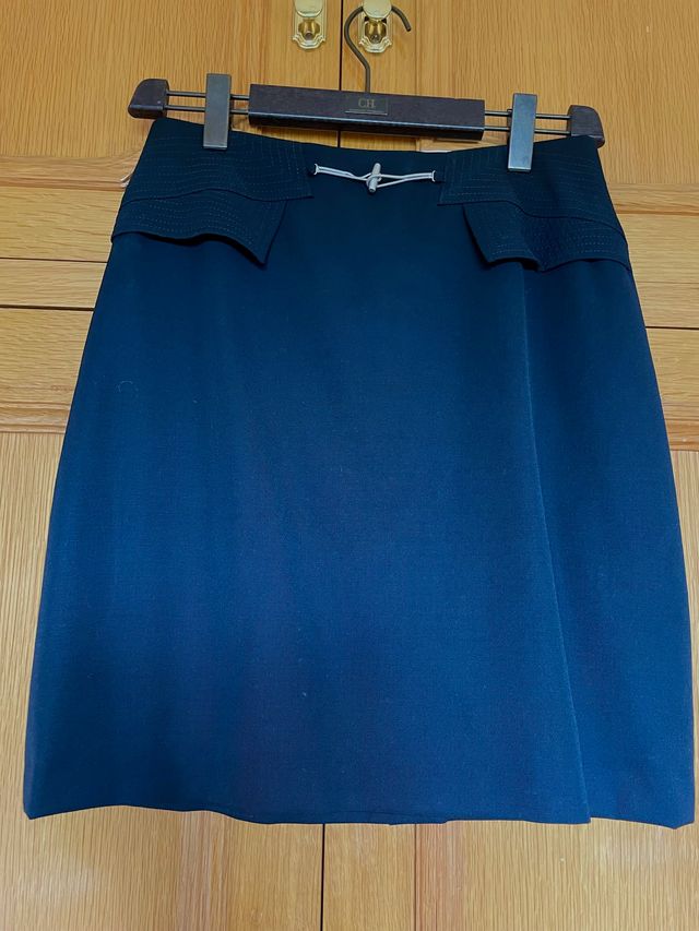 Falda negra Burberrys