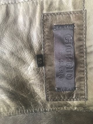 Chaqueta negro cuero