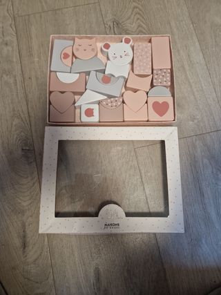 bloques madera bebé
