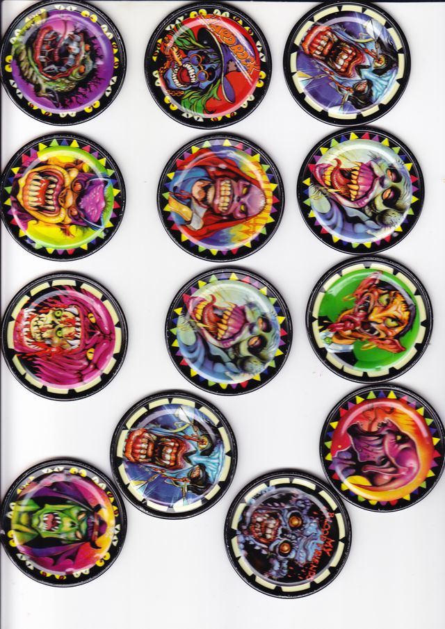 42 TAZOS METALICOS RAPPERS de los 90's