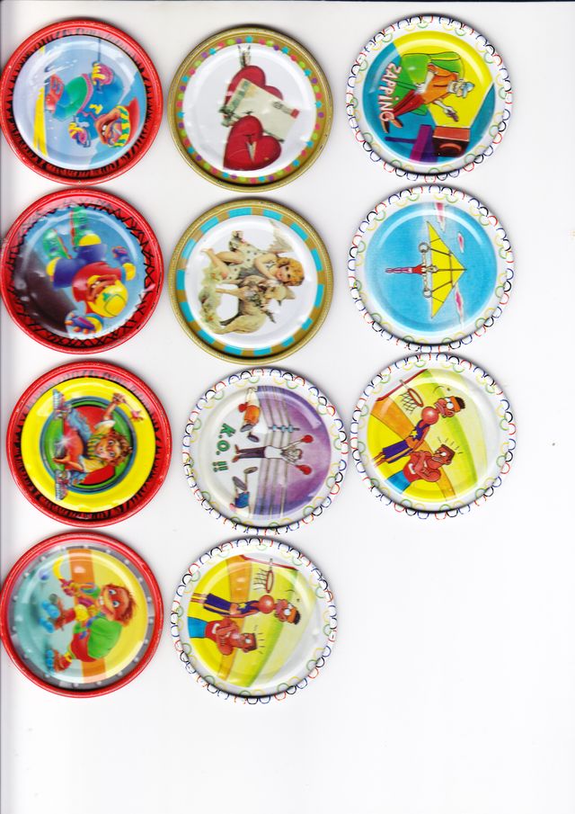 42 TAZOS METALICOS RAPPERS de los 90's
