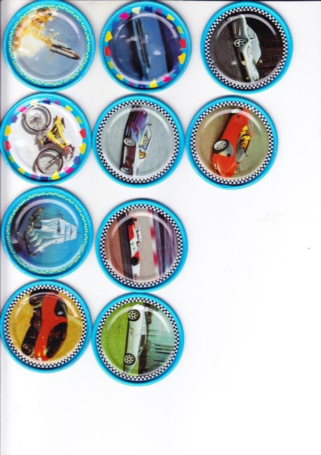 42 TAZOS METALICOS RAPPERS de los 90's