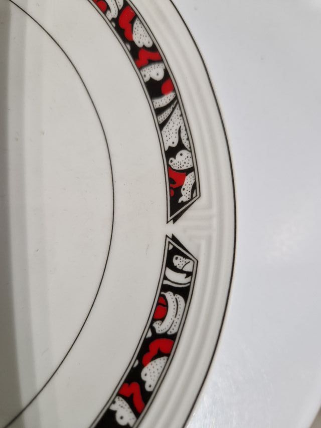 6 Tazze te con teiera Bone China Echenbach