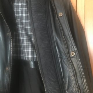Chaqueta negro cuero