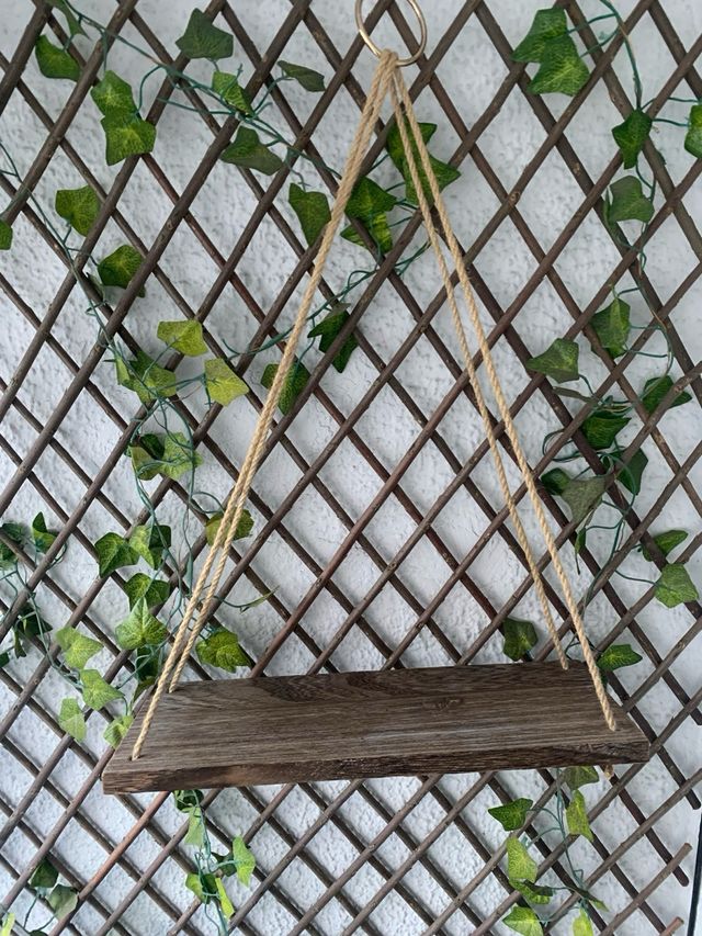 Estante Flotante Columpio de cuerda