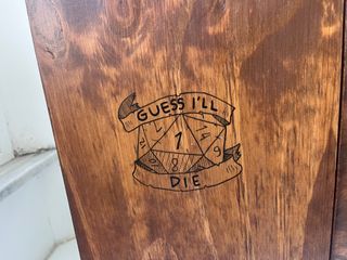 Schermo in legno trattato dungeon master D&D