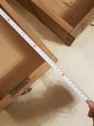 6 cajones de madera
