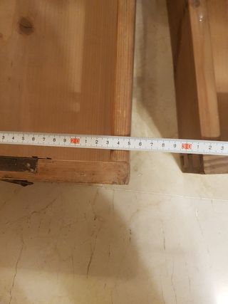 6 cajones de madera