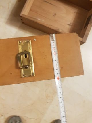6 cajones de madera