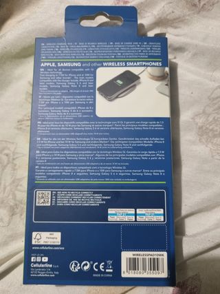 CARICA BATTERIA CELLULAR LINE NUOVO.