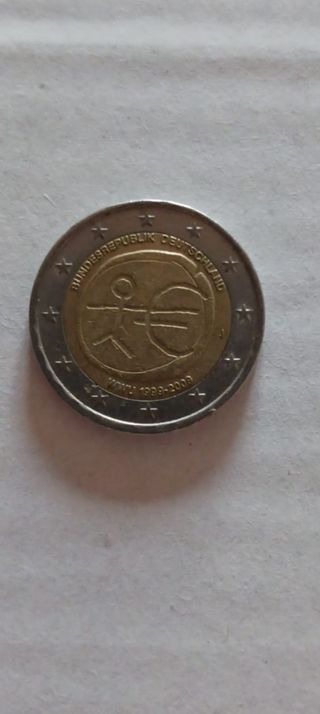 Moneda de 2 Euros 1999-2009.