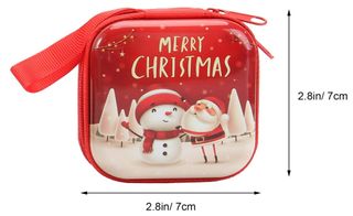 12Pcs Portamonete Portachiavi Feste Natalizie