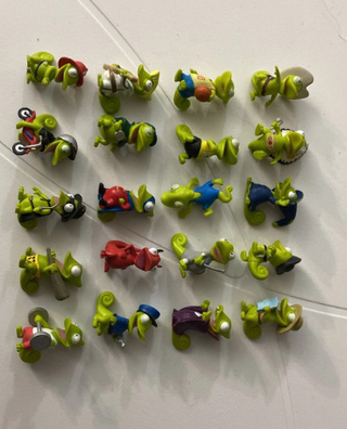 20 personaggi di carretto della collezione Findus