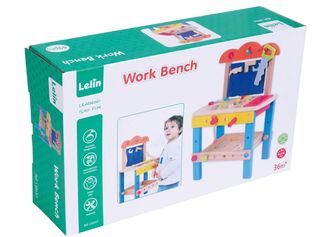 Gioco imitazione banco lavoro blu legno multicolor